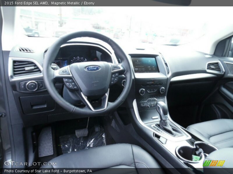 Ebony Interior - 2015 Edge SEL AWD 