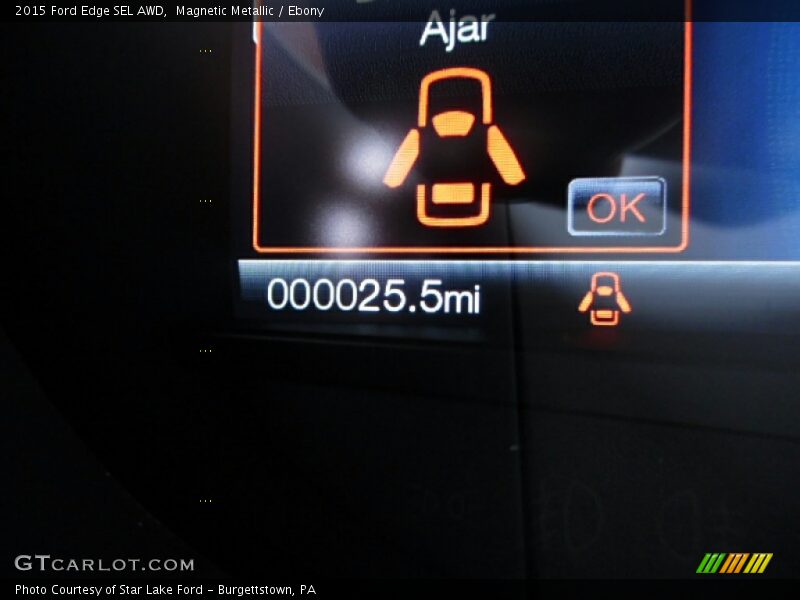 Magnetic Metallic / Ebony 2015 Ford Edge SEL AWD