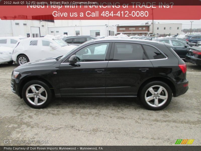 Brilliant Black / Cinnamon Brown 2012 Audi Q5 3.2 FSI quattro