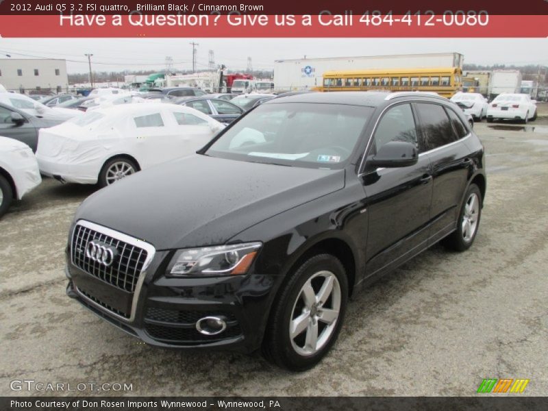 Brilliant Black / Cinnamon Brown 2012 Audi Q5 3.2 FSI quattro