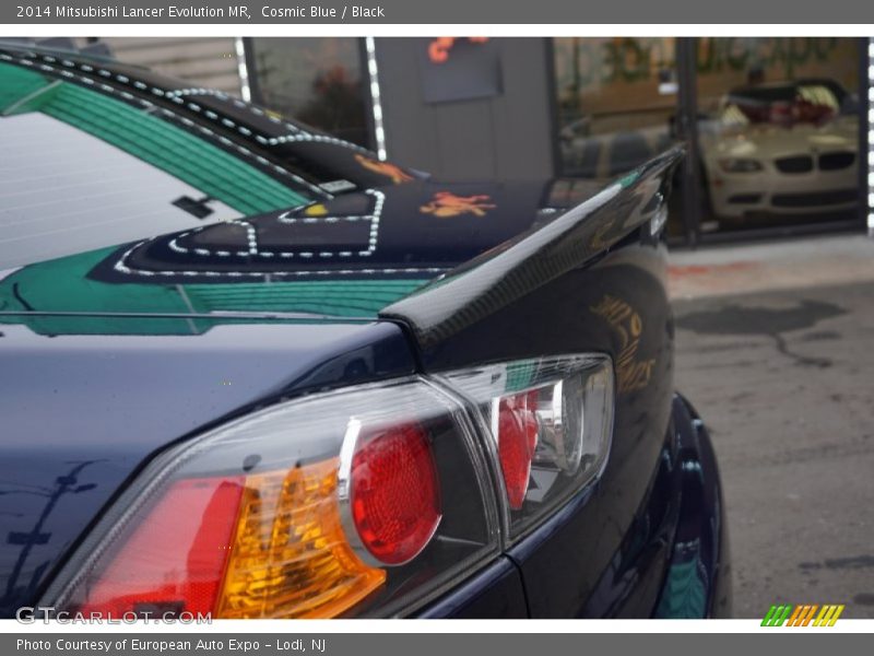 Cosmic Blue / Black 2014 Mitsubishi Lancer Evolution MR