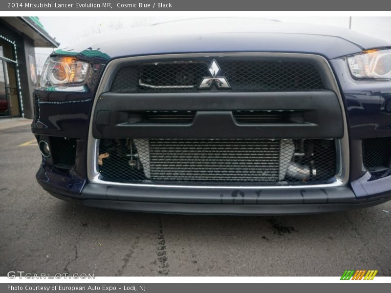 Cosmic Blue / Black 2014 Mitsubishi Lancer Evolution MR