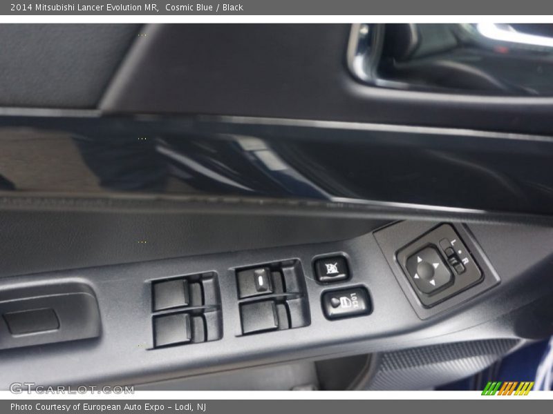 Cosmic Blue / Black 2014 Mitsubishi Lancer Evolution MR
