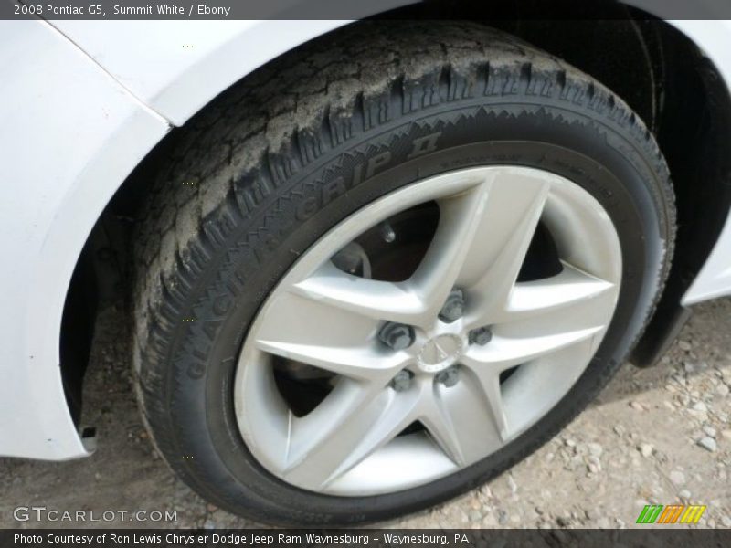 Summit White / Ebony 2008 Pontiac G5