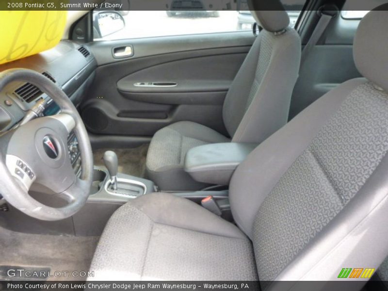 Summit White / Ebony 2008 Pontiac G5