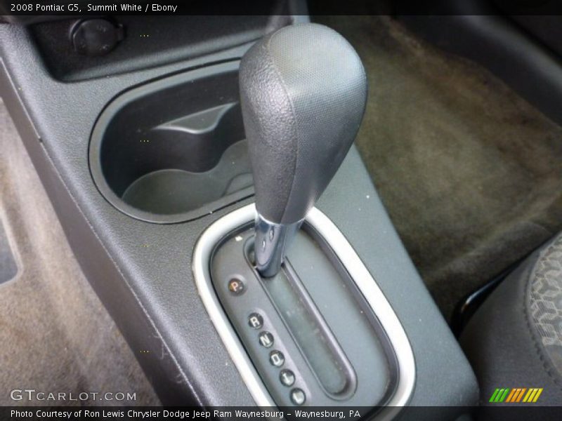 Summit White / Ebony 2008 Pontiac G5