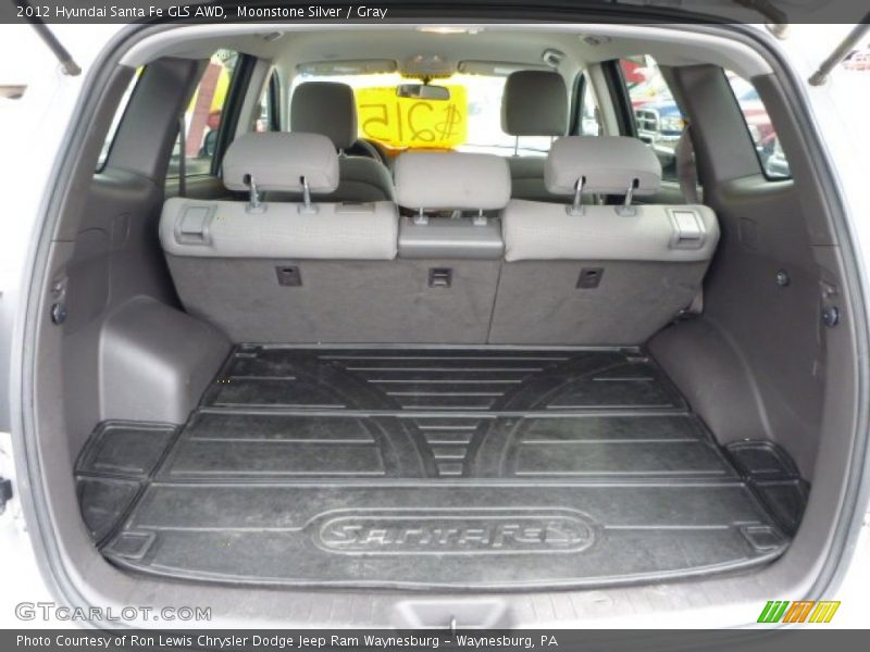 Moonstone Silver / Gray 2012 Hyundai Santa Fe GLS AWD