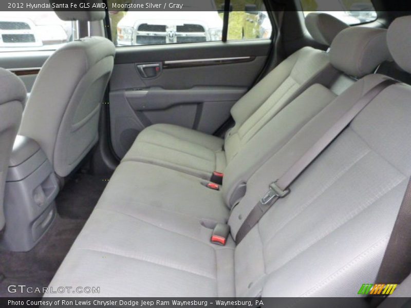 Moonstone Silver / Gray 2012 Hyundai Santa Fe GLS AWD