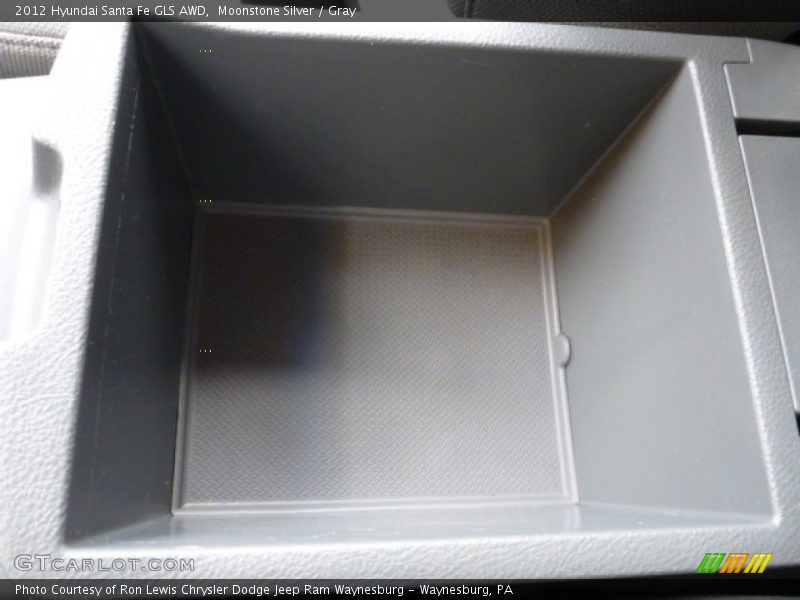 Moonstone Silver / Gray 2012 Hyundai Santa Fe GLS AWD