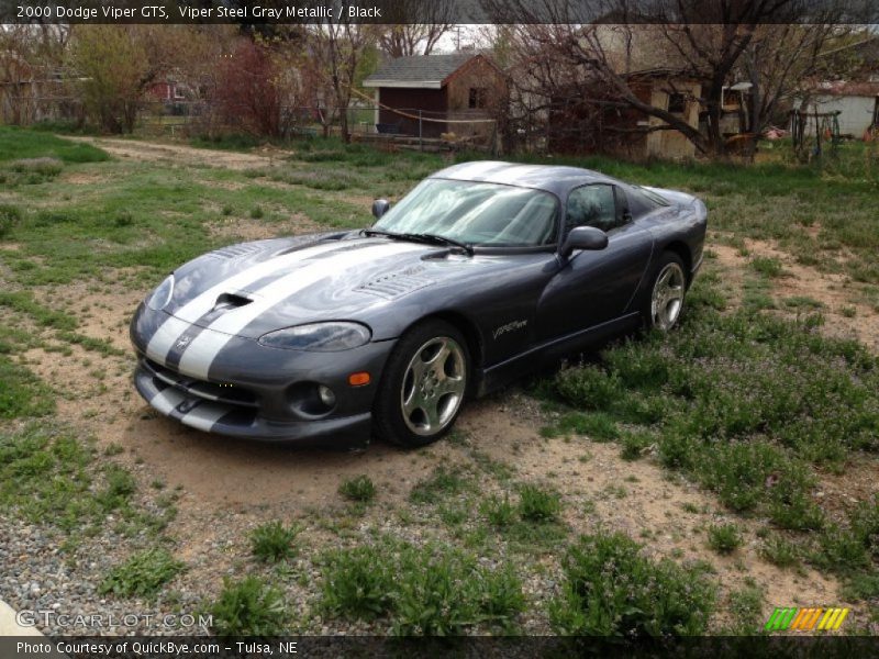 Viper Steel Gray Metallic / Black 2000 Dodge Viper GTS