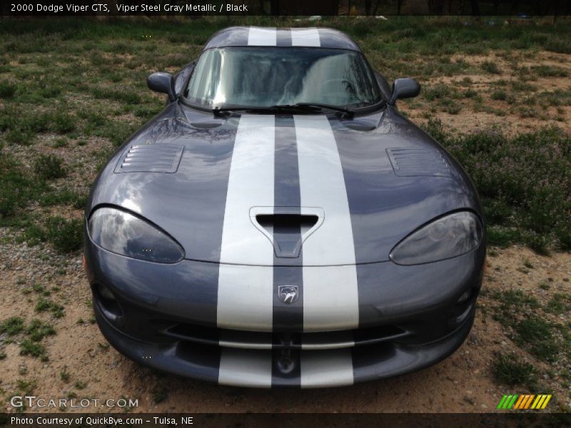 Viper Steel Gray Metallic / Black 2000 Dodge Viper GTS