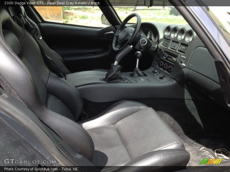 Viper Steel Gray Metallic / Black 2000 Dodge Viper GTS