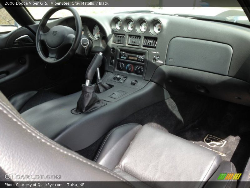 Viper Steel Gray Metallic / Black 2000 Dodge Viper GTS