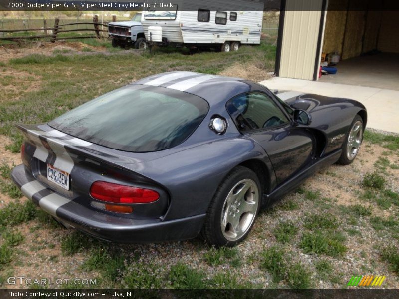 Viper Steel Gray Metallic / Black 2000 Dodge Viper GTS
