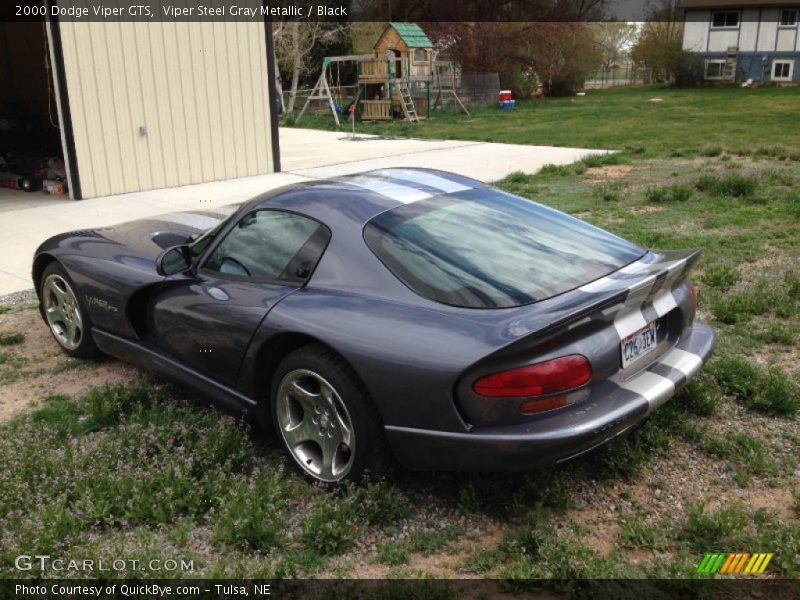 Viper Steel Gray Metallic / Black 2000 Dodge Viper GTS