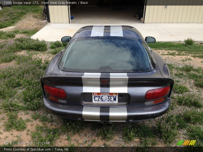 Viper Steel Gray Metallic / Black 2000 Dodge Viper GTS