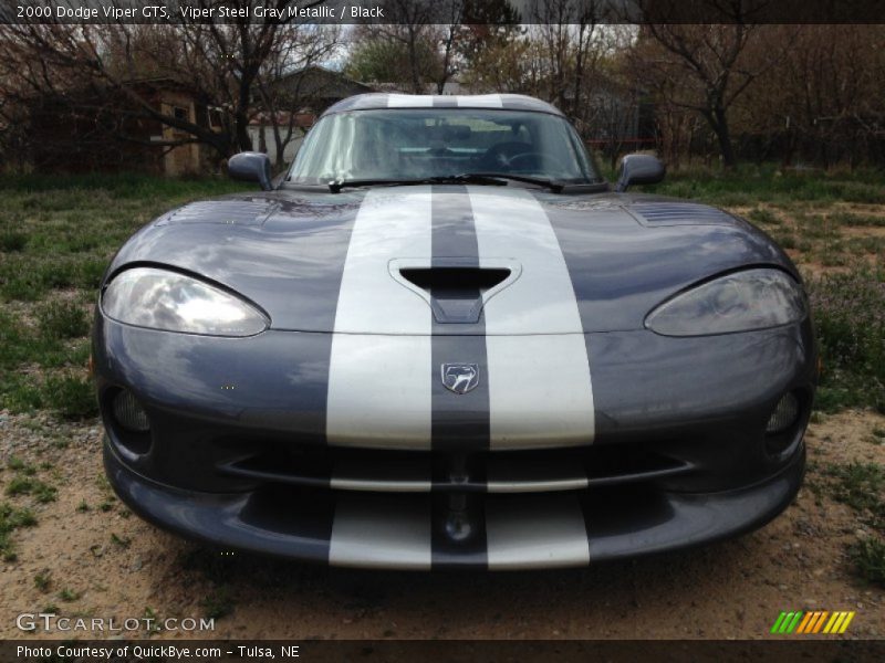 Viper Steel Gray Metallic / Black 2000 Dodge Viper GTS