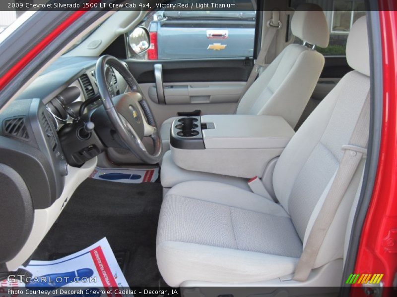  2009 Silverado 1500 LT Crew Cab 4x4 Light Titanium Interior