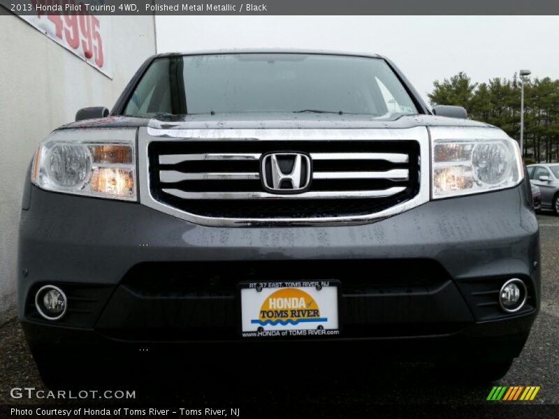 Polished Metal Metallic / Black 2013 Honda Pilot Touring 4WD