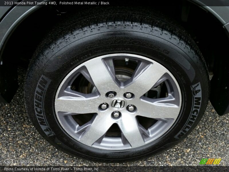 Polished Metal Metallic / Black 2013 Honda Pilot Touring 4WD