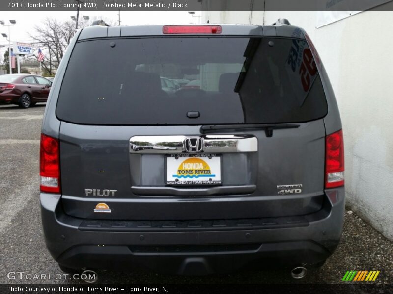 Polished Metal Metallic / Black 2013 Honda Pilot Touring 4WD