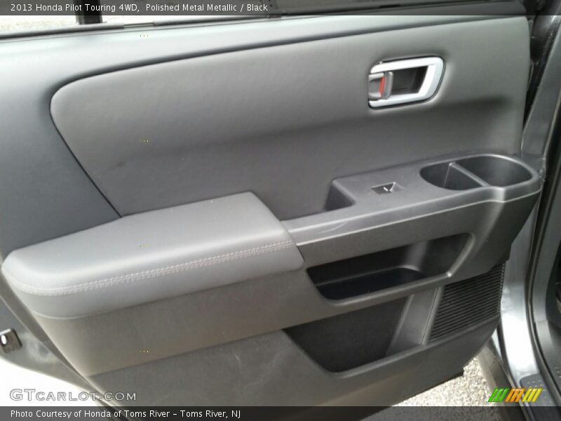 Polished Metal Metallic / Black 2013 Honda Pilot Touring 4WD