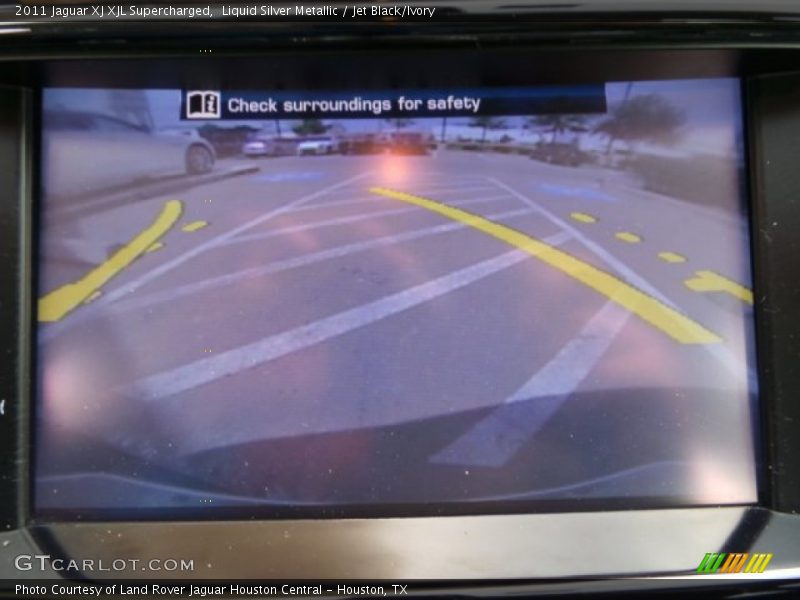 Liquid Silver Metallic / Jet Black/Ivory 2011 Jaguar XJ XJL Supercharged