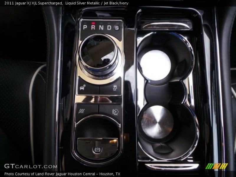 Liquid Silver Metallic / Jet Black/Ivory 2011 Jaguar XJ XJL Supercharged