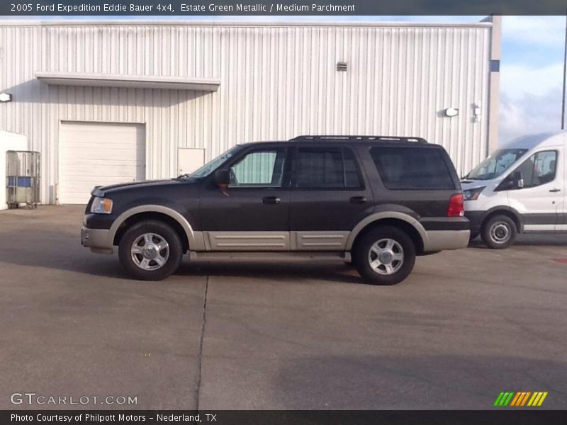 Estate Green Metallic / Medium Parchment 2005 Ford Expedition Eddie Bauer 4x4