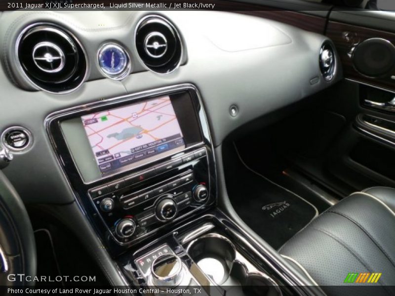 Liquid Silver Metallic / Jet Black/Ivory 2011 Jaguar XJ XJL Supercharged