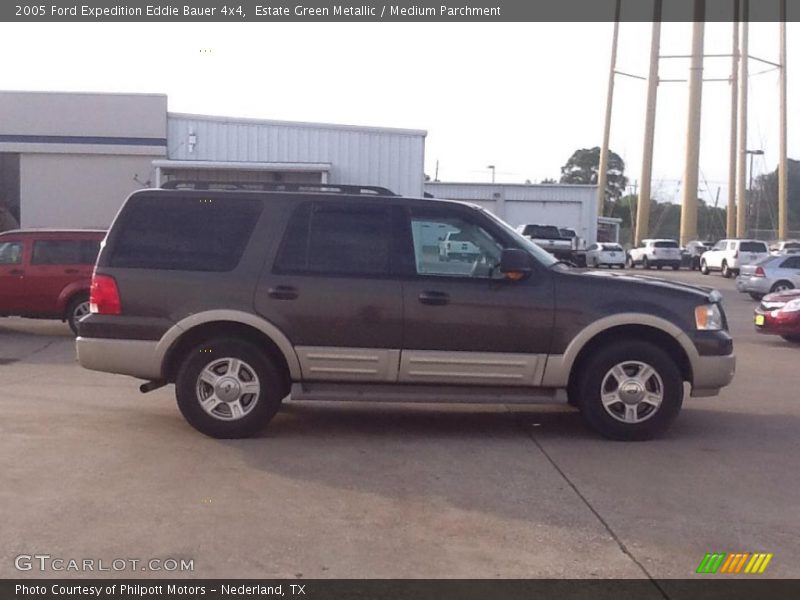 Estate Green Metallic / Medium Parchment 2005 Ford Expedition Eddie Bauer 4x4