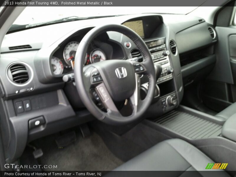 Polished Metal Metallic / Black 2013 Honda Pilot Touring 4WD