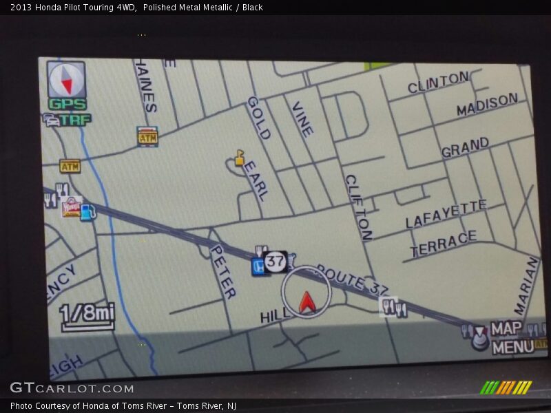 Polished Metal Metallic / Black 2013 Honda Pilot Touring 4WD