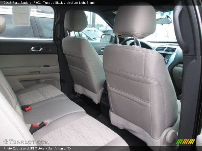 Tuxedo Black / Medium Light Stone 2015 Ford Explorer FWD