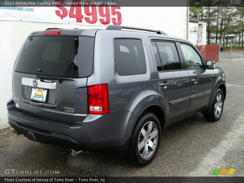 Polished Metal Metallic / Black 2013 Honda Pilot Touring 4WD