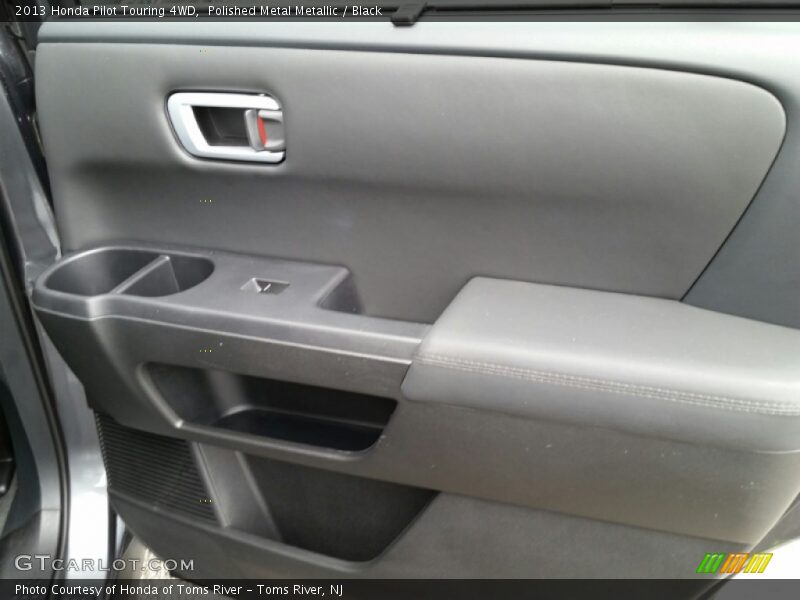 Polished Metal Metallic / Black 2013 Honda Pilot Touring 4WD