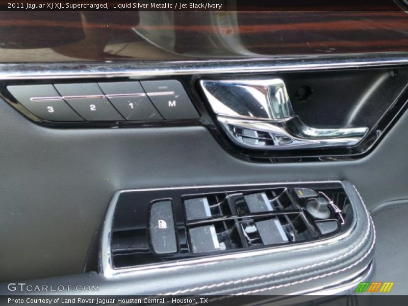 Liquid Silver Metallic / Jet Black/Ivory 2011 Jaguar XJ XJL Supercharged