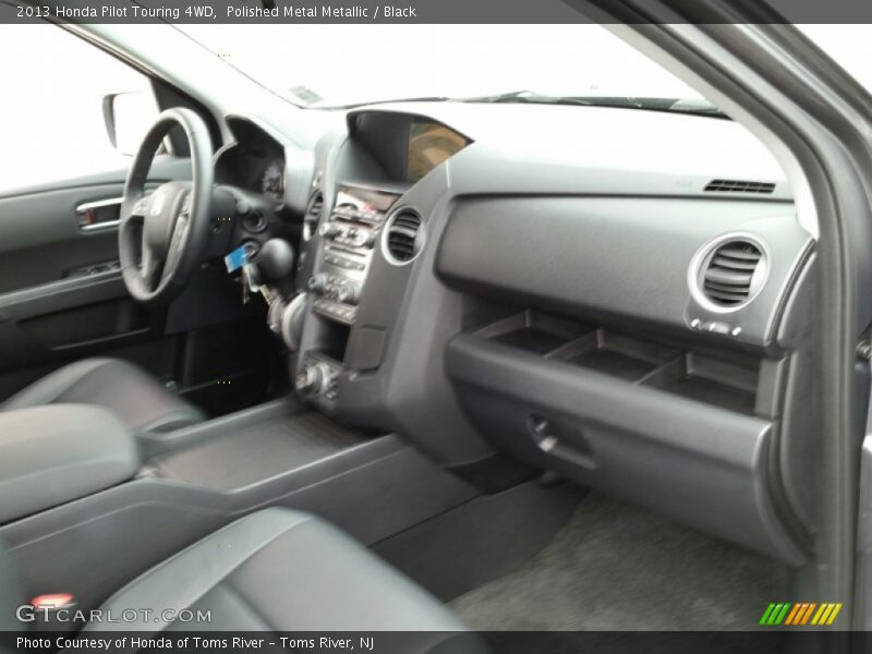Polished Metal Metallic / Black 2013 Honda Pilot Touring 4WD