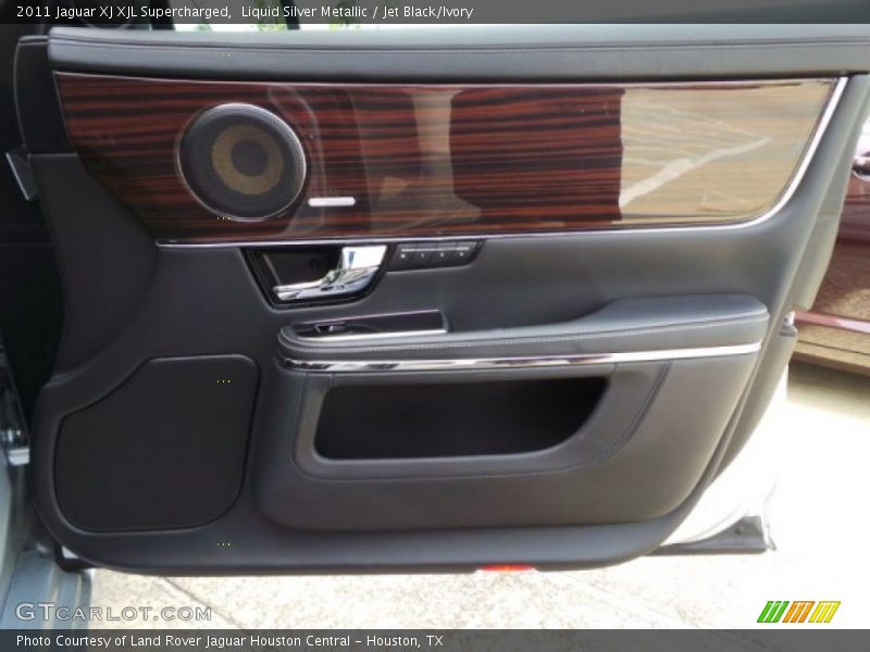 Liquid Silver Metallic / Jet Black/Ivory 2011 Jaguar XJ XJL Supercharged