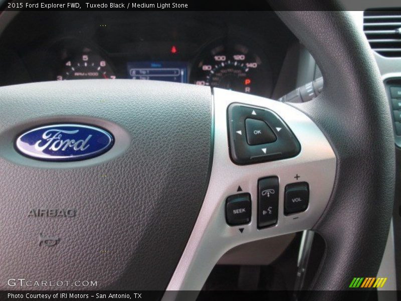 Tuxedo Black / Medium Light Stone 2015 Ford Explorer FWD