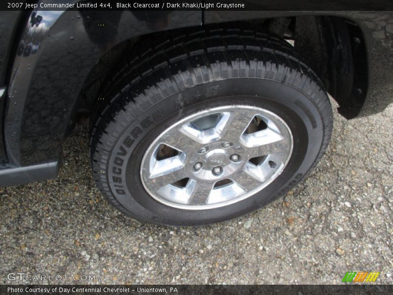 Black Clearcoat / Dark Khaki/Light Graystone 2007 Jeep Commander Limited 4x4