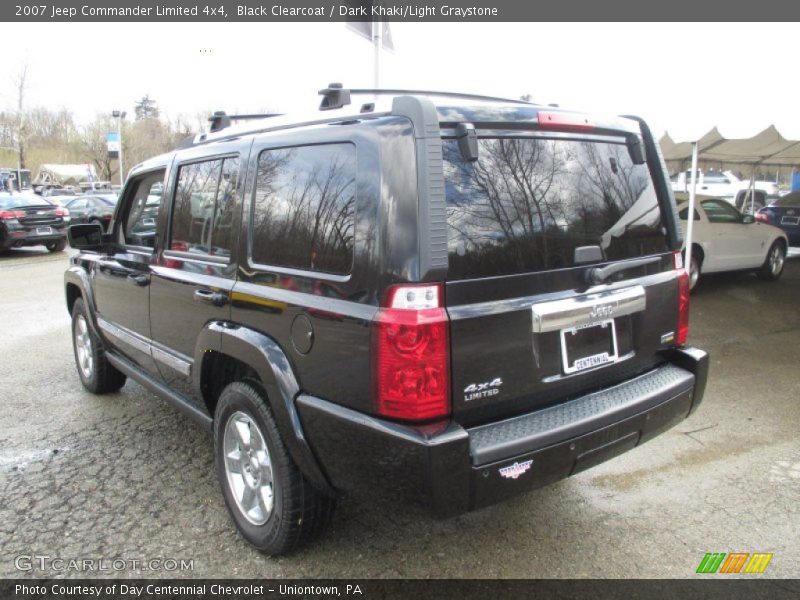 Black Clearcoat / Dark Khaki/Light Graystone 2007 Jeep Commander Limited 4x4