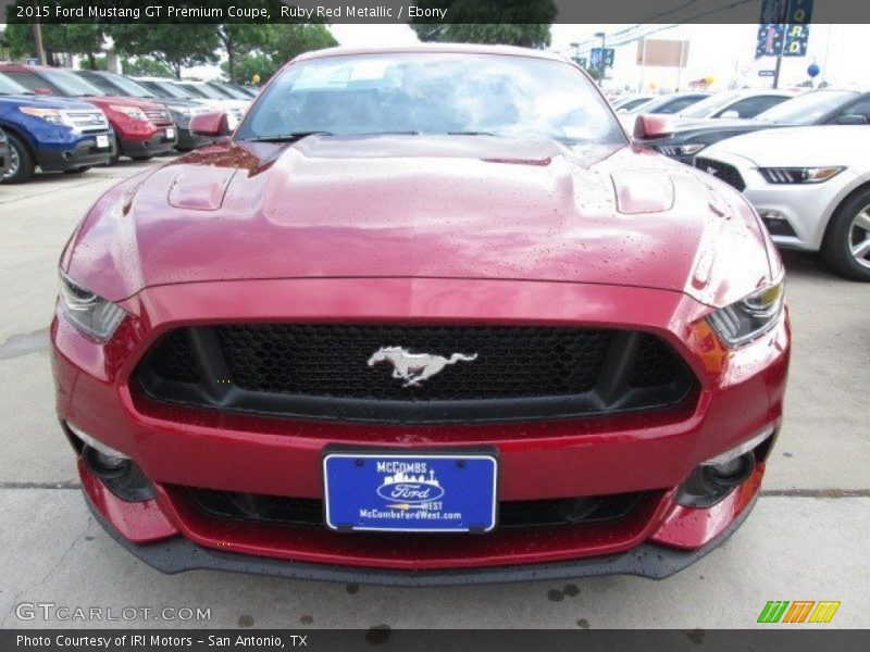 Ruby Red Metallic / Ebony 2015 Ford Mustang GT Premium Coupe