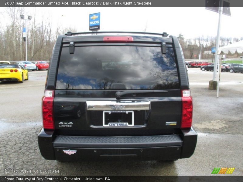 Black Clearcoat / Dark Khaki/Light Graystone 2007 Jeep Commander Limited 4x4