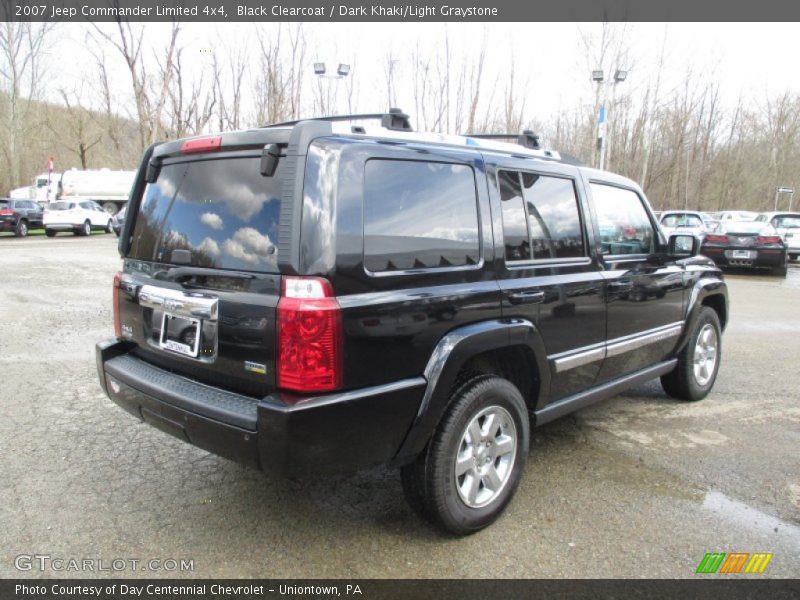Black Clearcoat / Dark Khaki/Light Graystone 2007 Jeep Commander Limited 4x4