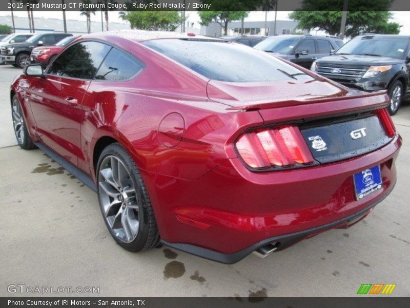 Ruby Red Metallic / Ebony 2015 Ford Mustang GT Premium Coupe