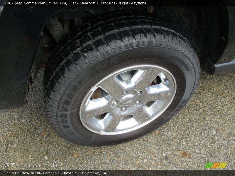 Black Clearcoat / Dark Khaki/Light Graystone 2007 Jeep Commander Limited 4x4