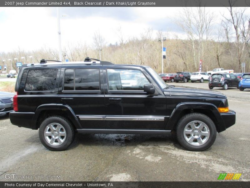 Black Clearcoat / Dark Khaki/Light Graystone 2007 Jeep Commander Limited 4x4