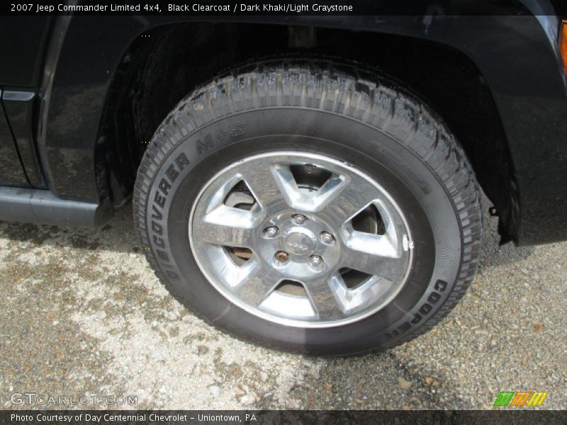 Black Clearcoat / Dark Khaki/Light Graystone 2007 Jeep Commander Limited 4x4
