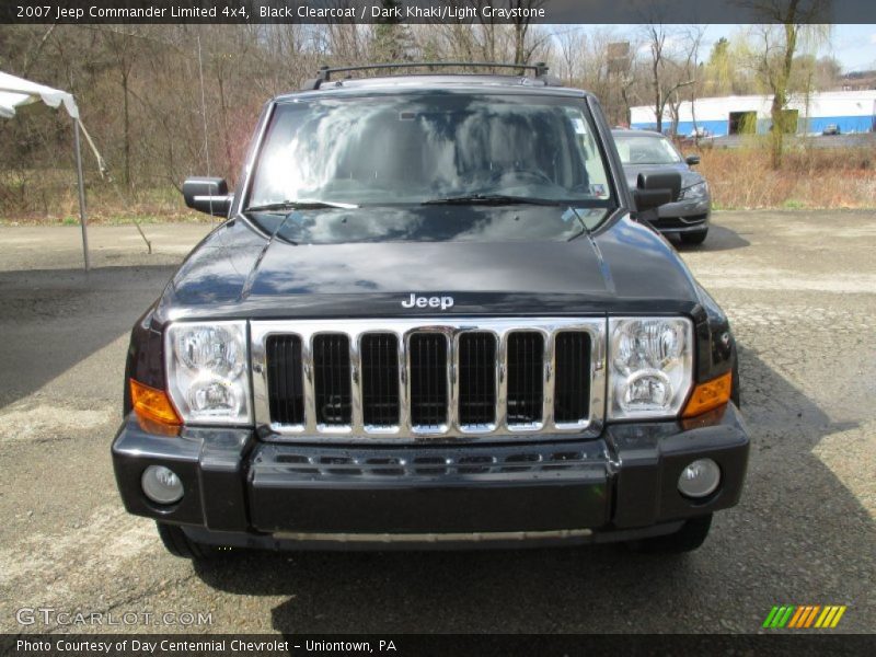 Black Clearcoat / Dark Khaki/Light Graystone 2007 Jeep Commander Limited 4x4
